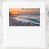 ブックラベル 長方形シール (バッグ)