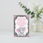 ブックリクエストカードガールエレファントシャワー エンクロージャーカード (スタンド正面)