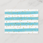 ブックリクエストパンプキンズミントグリーン金ゴールド エンクロージャーカード (裏面)