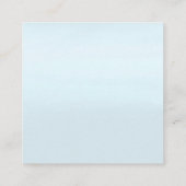 ブックリクエストベビー |赤ちゃんシャワー エンクロージャーカード (裏面)