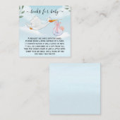 ブックリクエストベビー |赤ちゃんシャワー エンクロージャーカード (正面/裏面)