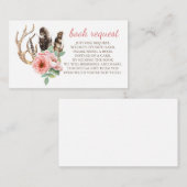 ブックリクエストボホフローラ エンクロージャーカード (正面/裏面)