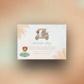 ブックリクエストボホベビーゾウ、サル、ライオン エンクロージャーカード