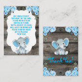 ブックリクエストボーイゾーンズシャワーブルーチケット エンクロージャーカード (正面/裏面)