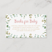 ブックリクエストユーカリ赤ちゃんシャワーエンクロージャ エンクロージャーカード (正面)