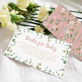 ブックリクエストユーカリ赤ちゃんシャワーエンクロージャ エンクロージャーカード