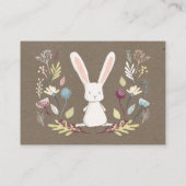 ブックリクエスト挿入カード – 本を持って来る – うさぎ エンクロージャーカード (裏面)