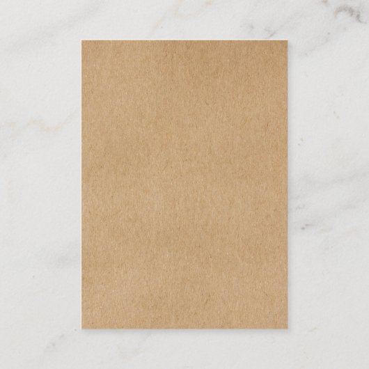 ブックリクエスト赤ちゃんシャワーストーク金ゴールドスター素朴 エンクロージャーカード (裏面)