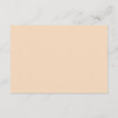 ブックリクエスト赤ちゃんシャワー柑橘類オレンジ エンクロージャーカード (裏面)