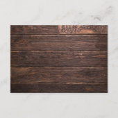 ブックリクエスト赤ちゃんシャワー素朴招待状挿入カード エンクロージャーカード (裏面)