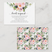 ブックリクエスト赤ちゃんシャワー エンクロージャーカード (正面/裏面)