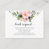ブックリクエスト赤ちゃんシャワー エンクロージャーカード (正面)