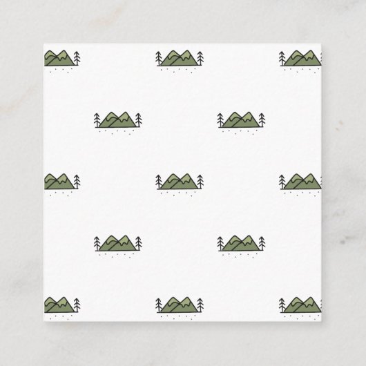 ブックリクエスト |アドベンチャーが赤ちゃんシャワー挿入を開始 エンクロージャーカード (裏面)