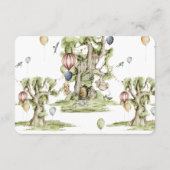 ブックリクエスト |ウッドランドサーカスの赤ちゃん動物 エンクロージャーカード (裏面)