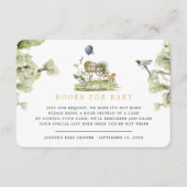 ブックリクエスト |ウッドランドサーカスの赤ちゃん動物 エンクロージャーカード (正面)