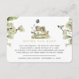 ブックリクエスト |ウッドランドサーカスの赤ちゃん動物 エンクロージャーカード