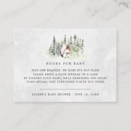 ブックリクエスト |ウッドランドフォレストリスベビー エンクロージャーカード