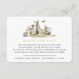 ブックリクエスト |ウッドランド・フォレストの赤ちゃん動物 エンクロージャーカード