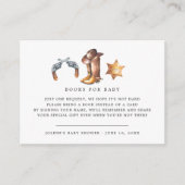 ブックリクエスト |カウボーイカントリー西部 エンクロージャーカード (正面)