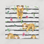 ブックリクエスト |トロピカルスロスベビーシャワー エンクロージャーカード (裏面)