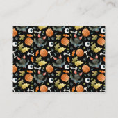 ブックリクエスト |ハロウィーン幽霊ベビーシャワー エンクロージャーカード (裏面)