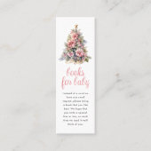 ブックリクエスト |ブックマーク赤ちゃんシャワーエンクロージャカード スキニー名刺 (正面)