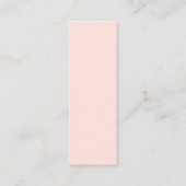 ブックリクエスト |ブックマーク赤ちゃんシャワーエンクロージャカード スキニー名刺 (裏面)