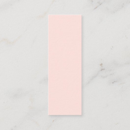 ブックリクエスト |ブックマーク赤ちゃんシャワーエンクロージャカード スキニー名刺 (裏面)