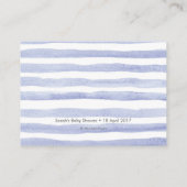 ブックリクエスト |ベビーシャワー招待状挿入カード エンクロージャーカード (裏面)