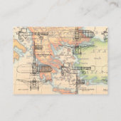 ブックリクエスト |ヴィンテージ飛行機の赤ちゃんシャワー挿入 エンクロージャーカード (裏面)