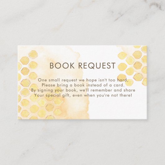 ブックリクエスト(昆虫)マルハナバチハニカム エンクロージャーカード (正面)