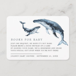 ブックリクエスト |海の下で赤ちゃん海シャワー エンクロージャーカード