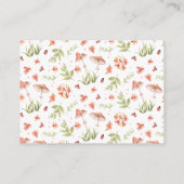 ブックリクエスト | Ladybugフローラシャワー エンクロージャーカード (裏面)