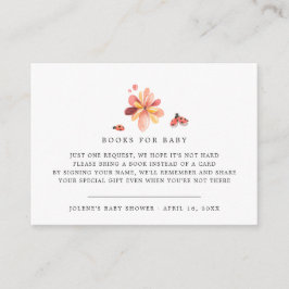 ブックリクエスト | Ladybugフローラシャワー エンクロージャーカード