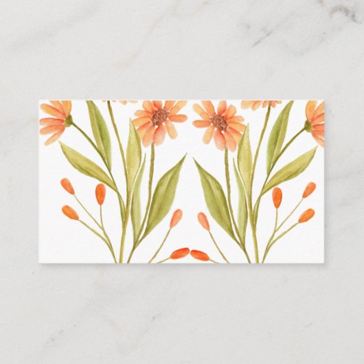 ブックリクエストwild flowerベビーshawerenclosureカード エンクロージャーカード (裏面)