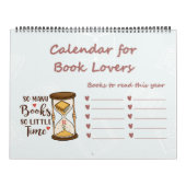 ブックリストを持つ好きブック カレンダー (カバー)