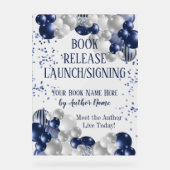 ブックリリースの起動の署名パーティー アクリルサイン (正面)