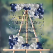 ブックリリースの起動の署名パーティー アクリルサイン (ニュートラル)