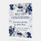 ブックリリースの起動の署名パーティー アクリルサイン (傾斜)