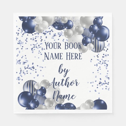 ブックリリースの起動の署名パーティー スタンダードランチョンナプキン (正面)