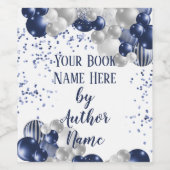 ブックリリースの起動の署名パーティー ワインラベル (シングルラベル)