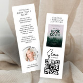 ブックリリースプロモーション作家フォトミニブックマークカード スキニー名刺