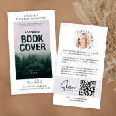 ブックリリース作家フォトマーケティングQRコード 名刺