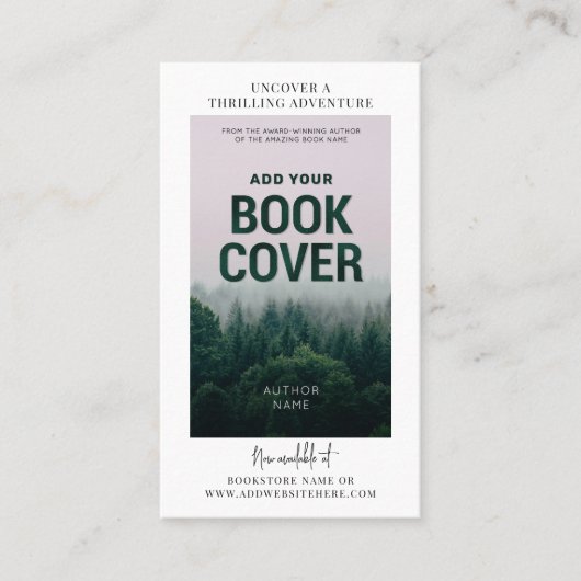 ブックリリース作家マーケティングスキャン可能QRコード 名刺 (正面)