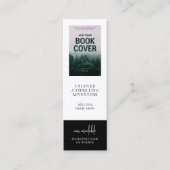 ブックリリース作家マーケティングミニブックマークカード スキニー名刺 (正面)