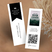 ブックリリースQRコードマーケティングミニブックマークカード スキニー名刺