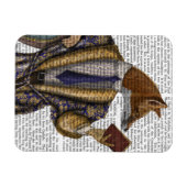 ブックリーダーキツネ マグネット (横)