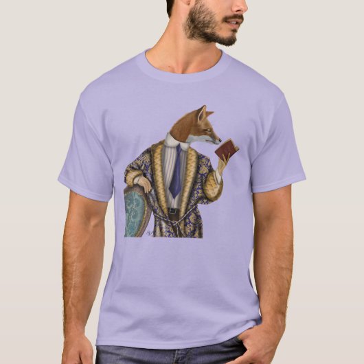ブックリーダーキツネ Tシャツ (正面)