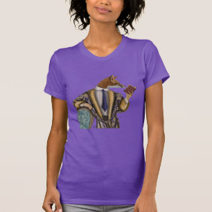 ブックリーダーキツネ Tシャツ