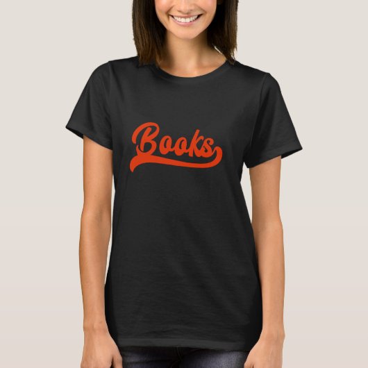 ブックリーダー図書館図書愛好家ブックワーム図書館 Tシャツ (正面)